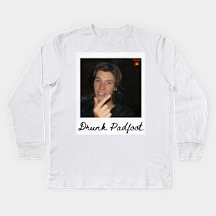 Padfoot at a Party Kids Long Sleeve T-Shirt